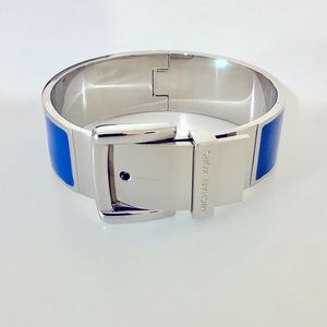 Michael Kors BUCKLE Bangle Bracelet Blue